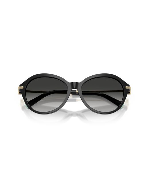 Tiffany & Co Black Tf4259 80013C Sunglasses Acetate Round Normal Nuanced
