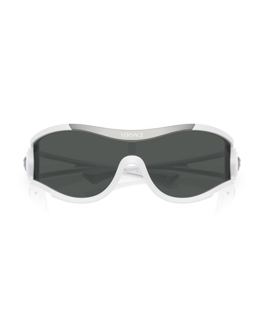 Versace Black Ve4475 314/87 Sunglasses Injected Geometric Normal