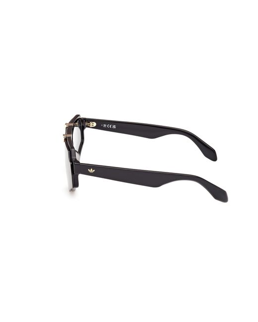 Adidas Black Or0113 01A Sunglasses Acetate Smoke Geometric Normal
