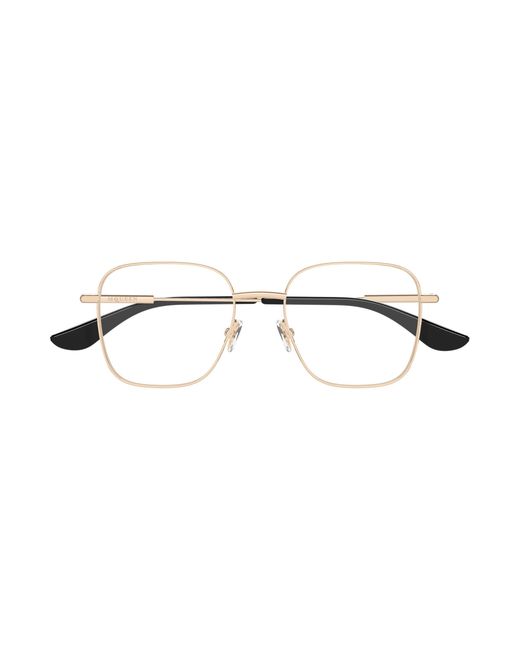 McQueen Black Am0565O 003 Optical Frames Metal Transparent Squared