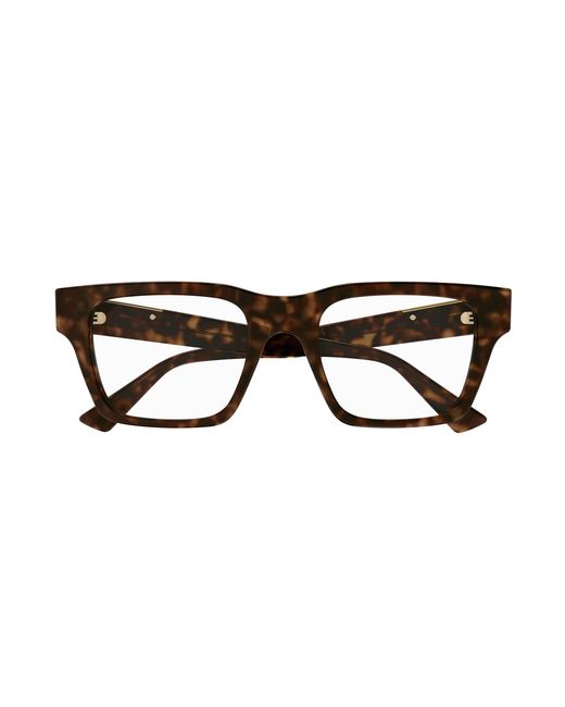 Gucci Black Gg1889O 002 Optical Frames Acetate Transparent Squared for men