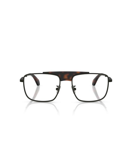 Moncler Black Me1011 1001 Optical Frames Metal Transparent Squared Normal