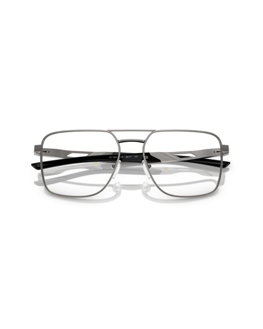 FERRARI SCUDERIA Black Fz7005 104 Optical Frames Metal Squared Normal for men