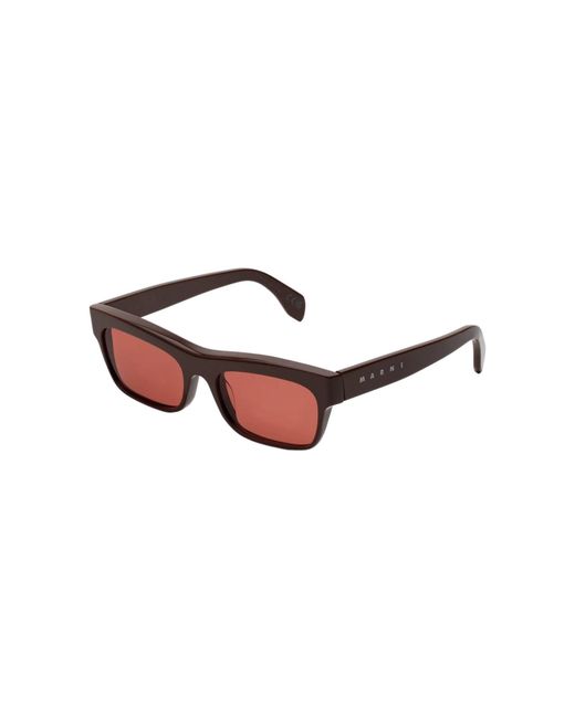 Marni Black Eip Angdoa Sunglasses Acetate Bordeaux Squared