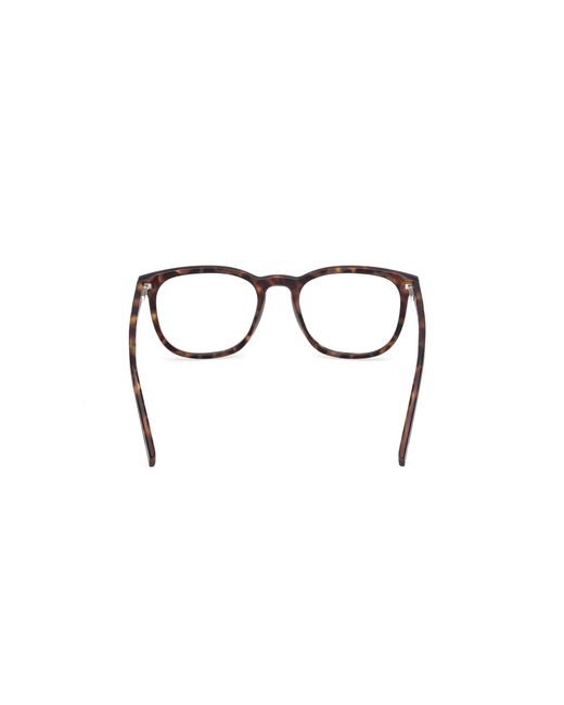 Timberland Black Tb50066 052 Optical Frames Injected Round Normal for men