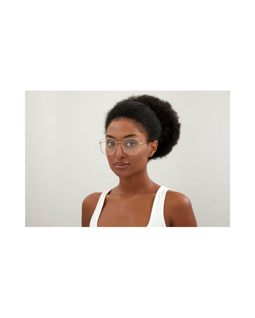 Gucci Black Gg0396O 002 Optical Frames Metal Transparent Squared