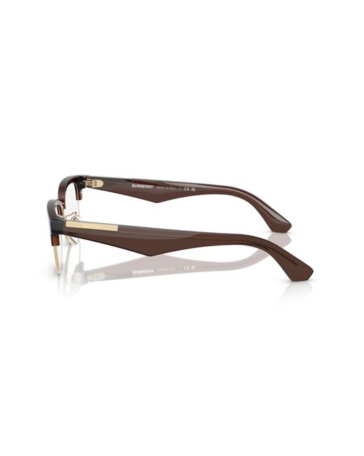 Burberry Black Be2424D 4116 Optical Frames Injected Transparent Squared Normal for men