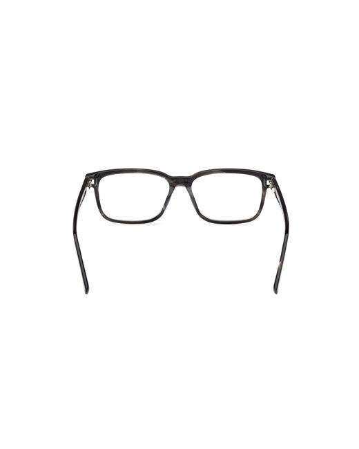 Timberland Black Tb50031-H 020 Optical Frames Acetate Squared Normal for men
