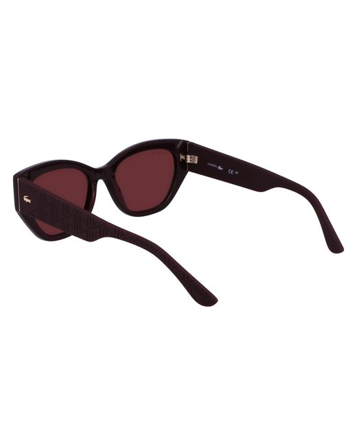 Lacoste Black L6047S 601 Sunglasses Acetate Squared Normal