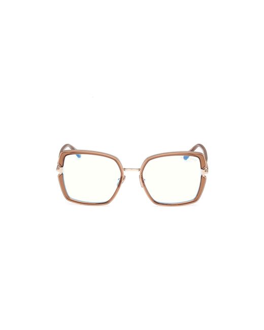 Tom Ford Black Ft5985-B 045 Optical Frames Injected Squared Normal