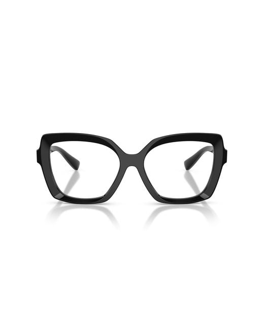 Dolce & Gabbana Black Dg3413 501 Optical Frames Acetate Butterfly Normal