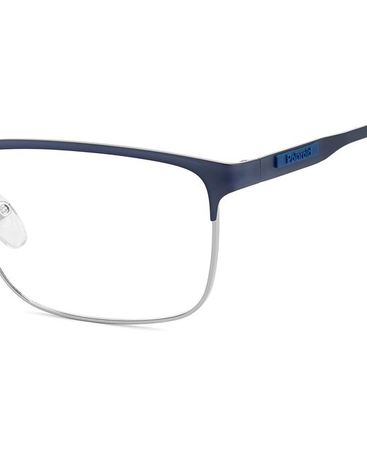 Polaroid Black Pld D495/G Ku0 Optical Frames Metal Squared for men