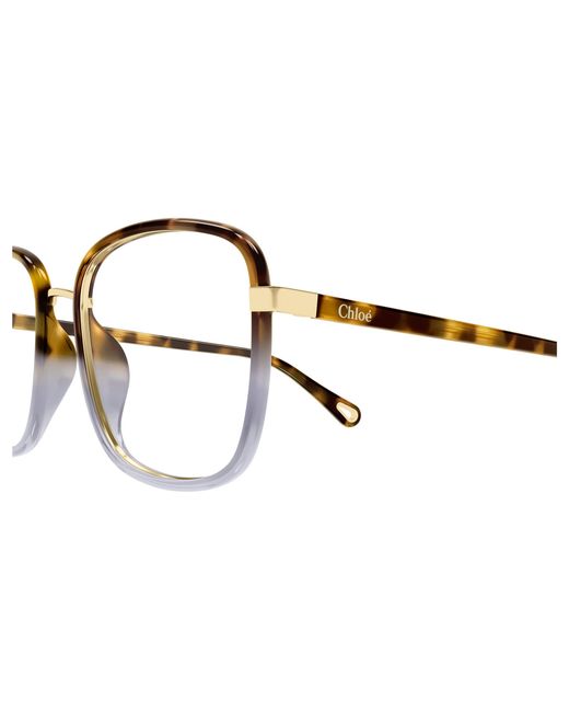 Chloé Black Ch0034O 018 Optical Frames Bio-Injected Transparent Squared