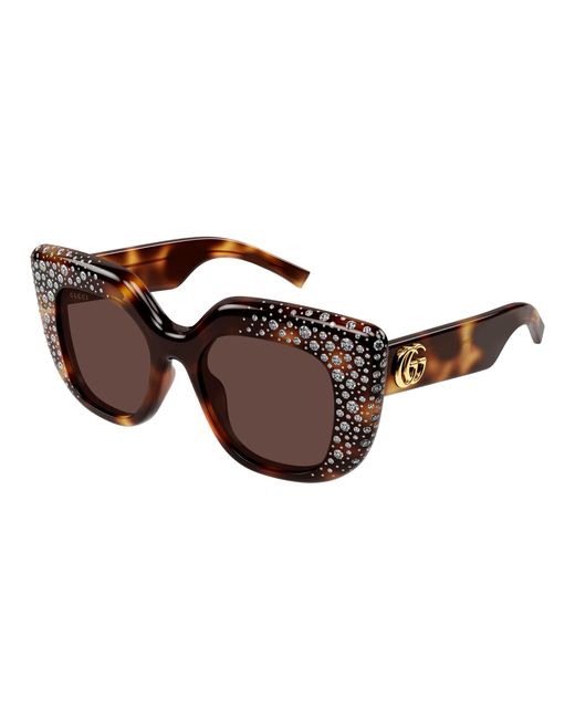 Gucci Black Gg2030S 006 Sunglasses Acetate Squared