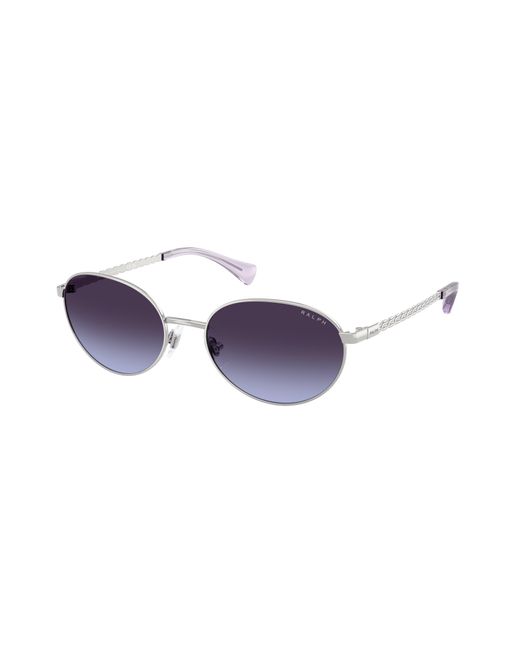 Ralph Lauren Black Ra4148 90014Q Sunglasses Metal Round Normal Shaded