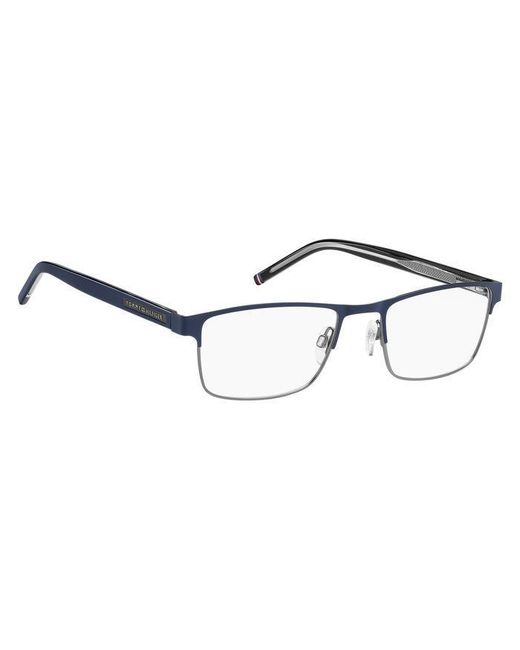Tommy Hilfiger Black Th 1944 H2T Optical Frames Steel Squared for men