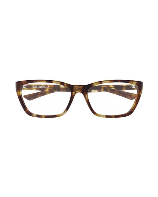 Balenciaga Black Bb0406O 003 Optical Frames Acetate Transparent Cat Eye