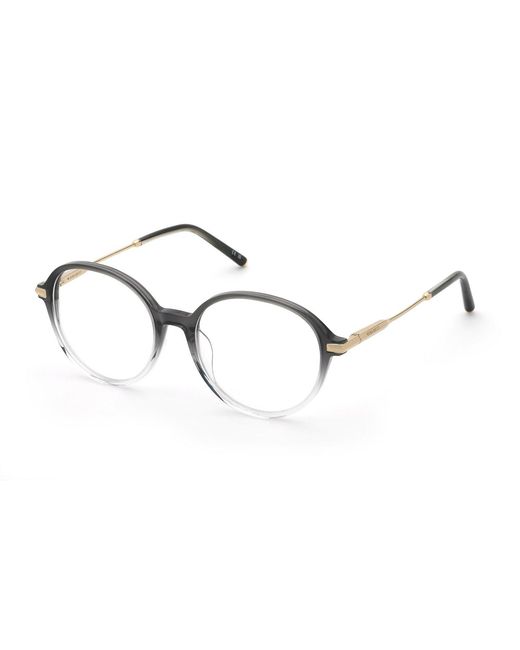 Nina Ricci Black Vnr431 0Fus Optical Frames Acetate Round