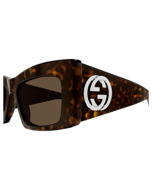 Gucci Black Gg1842S 002 Sunglasses Acetate Butterfly