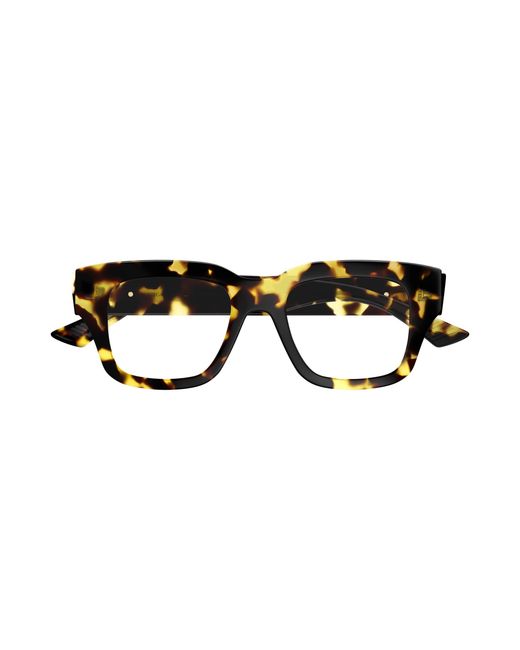 Bottega Veneta Black Bv1361O 007 Optical Frames Acetate Transparent Squared for men
