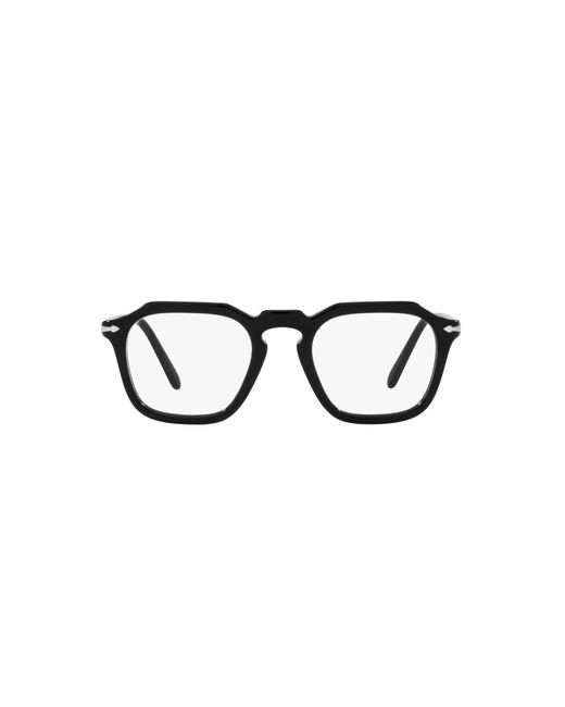 Persol Black Po3292V 95 Optical Frames Acetate Transparent Squared Normal