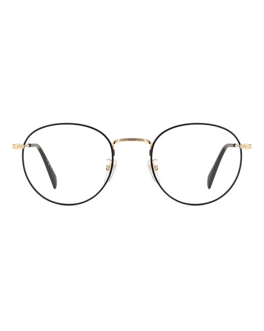 David Beckham Black Db 1152 2M2 Optical Frames Metal Round for men