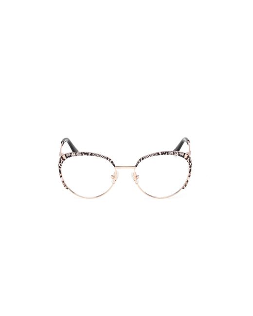 Guess Black Gu50250 028 Optical Frames Metal Round Normal