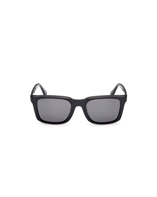 Web Black We0388 01A Sunglasses Acetate Smoke Squared Normal for men