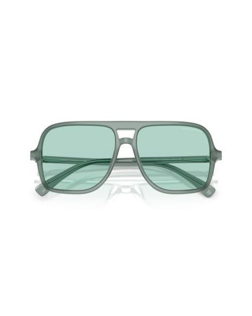 Emporio Armani Green Ea4252U 627065 Sunglasses Acetate Pilot Normal for men