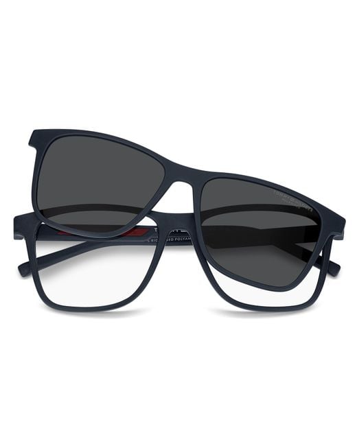 Tommy Hilfiger White Th 2203/C 8Ru/M9 Optical Frames Eco-Poliame Squared Polarized for men