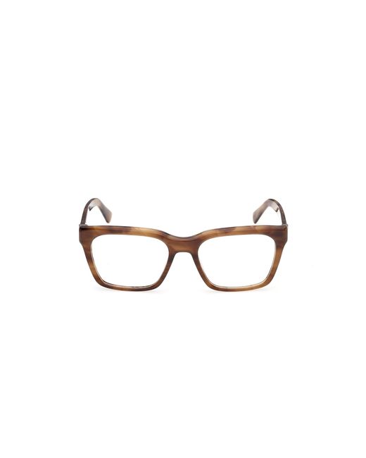 Guess Black Gu50365 050 Optical Frames Acetate Squared Normal for men