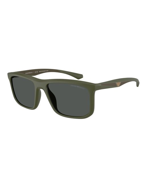 Emporio Armani Black Ea4234U 618487 Sunglasses Injected Squared Normal for men
