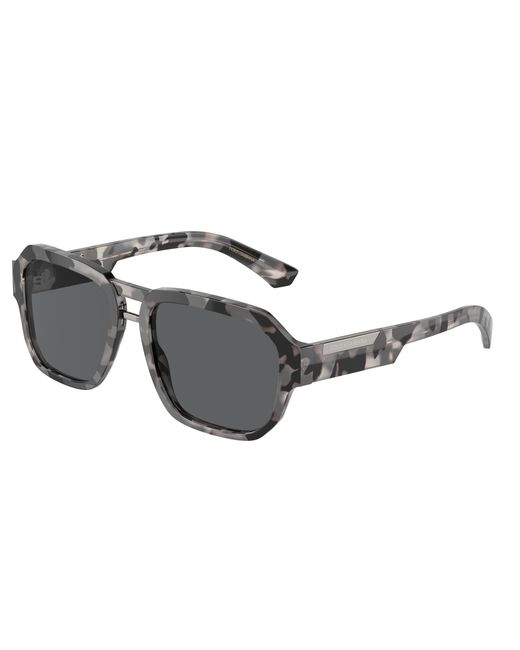 Dolce & Gabbana Black Dg4464 343587 Sunglasses Acetate Pilot Normal for men