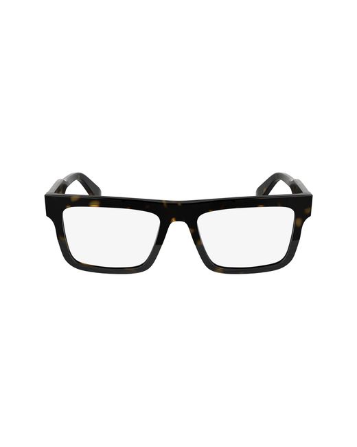 Calvin Klein Black Ck25520 235 Optical Frames Acetate Squared Normal for men