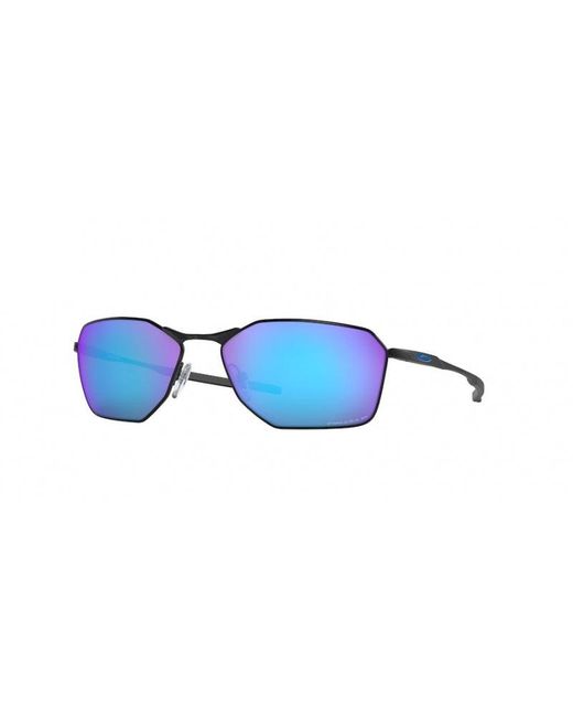 Oakley Blue Oo6047 Savitar 604705 Sunglasses Titanium Squared Polarized Prizm for men