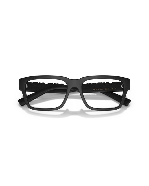 Dolce & Gabbana Black Dg5112 2525 Optical Frames Injected Squared Normal