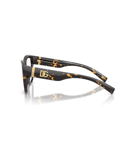 Dolce & Gabbana Black Dg5115 512 Optical Frames Injected Transparent Butterfly Normal