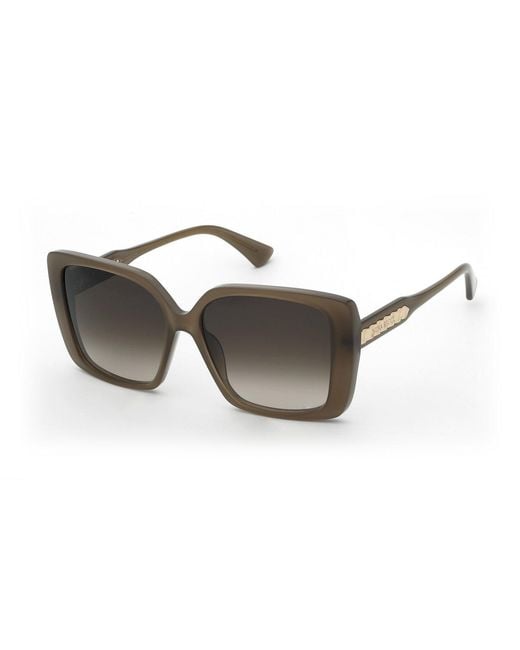Nina Ricci Black Snr462 0G41 Sunglasses Acetate Squared Normal Nuanced