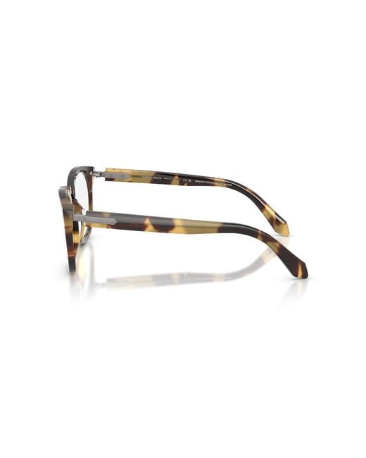 Giorgio Armani Black Ar7284 6301 Optical Frames Acetate Round Normal for men