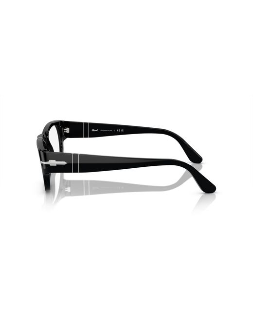 Persol Black Po3324V 95 Optical Frames Acetate Transparent Pillow Normal for men