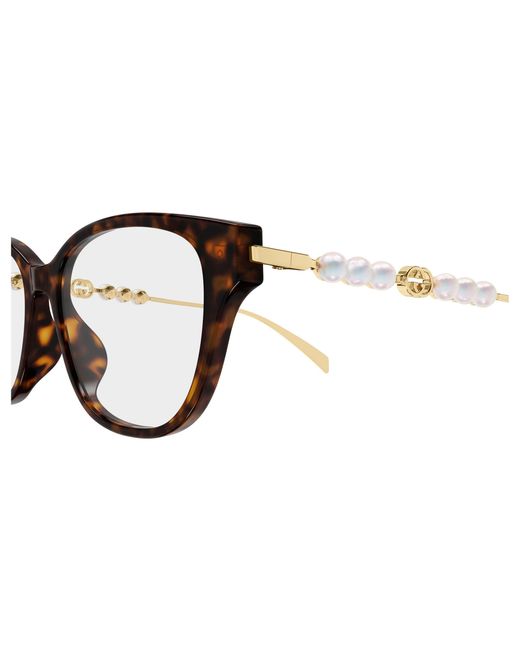 Gucci Black Gg1972Oa 003 Optical Frames Acetate Transparent Round