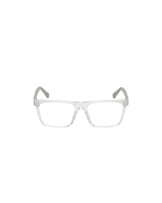 Guess Black Gu50186 020 Optical Frames Acetate Squared Normal for men