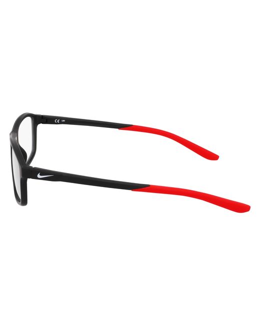 Nike Black 7291 006 Optical Frames Bio-Inject Squared Normal for men
