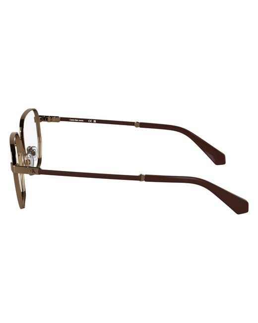 Calvin Klein Black Ckj25203 704 Optical Frames Metal Squared Normal