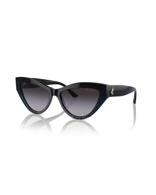 Jimmy Choo Black Jc5004 504587 Sunglasses Acetate Cat Eye Normal Shaded