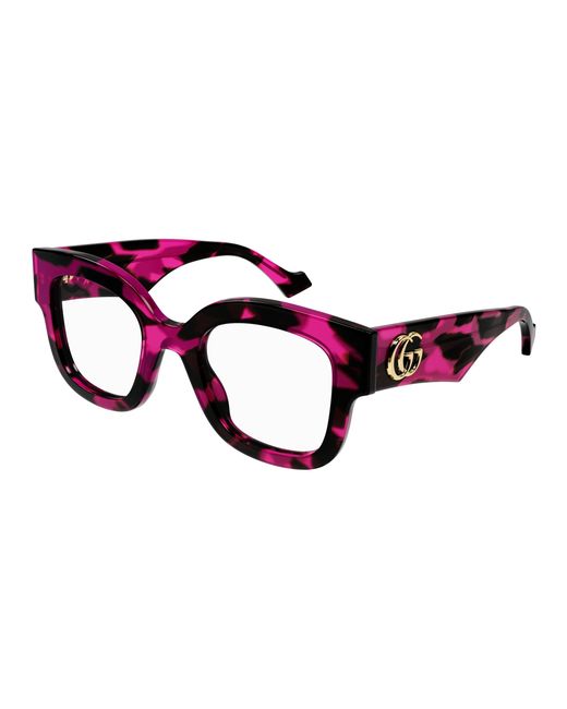 Gucci Black Gg1423O 003 Optical Frames Acetate Transparent Cat Eye