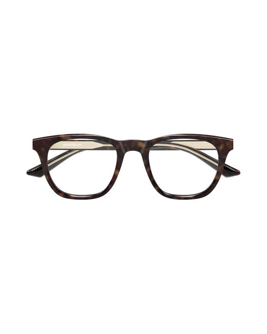 Montblanc Black Mb0422O 008 Optical Frames Acetate Transparent Squared for men