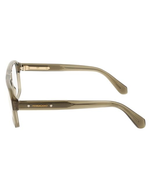 Ferragamo Black Sf3085 320 Optical Frames Acetate Squared Normal for men