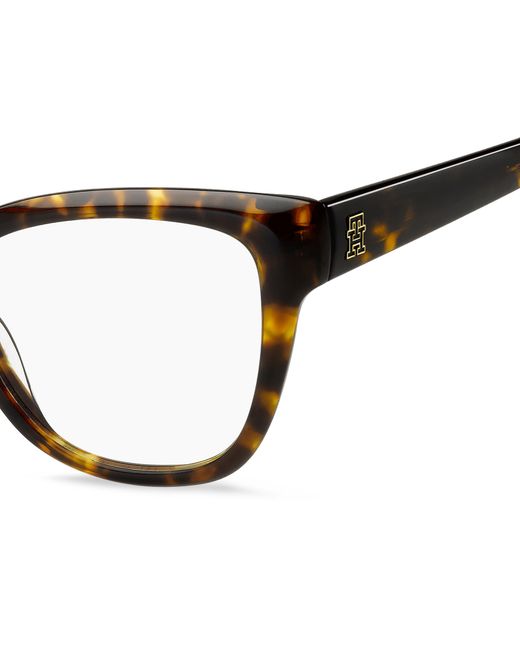 Tommy Hilfiger Black Th 2209 086 Optical Frames Acetate Squared Normal