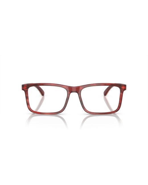 Emporio Armani Black Ea3227 6053 Optical Frames Acetate Transparent Pillow Normal for men